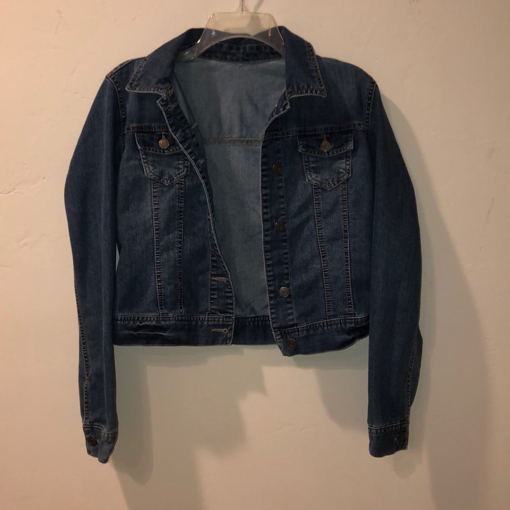 blue denim jacket
